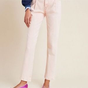 Pilcro Ultra High Rise Acid Wash Straight Jeans Size 27